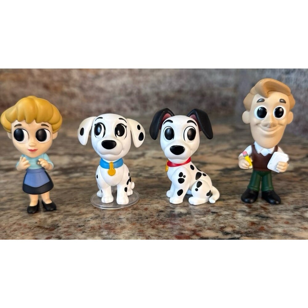 101 Dalmatians Funko Mystery Minis Perdita, Pongo, Roger and Anita